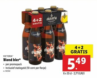 Lidl Blond bier aanbieding