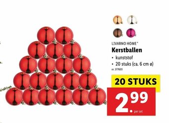 Lidl Kerstballen aanbieding