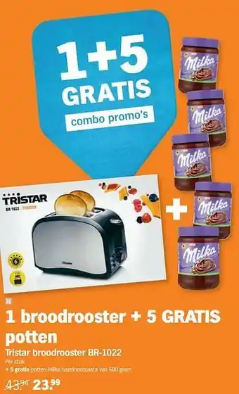 Tristar broodrooster br-1022 600gram