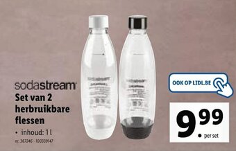 Lidl Set van 2 herbruikbare flessen aanbieding