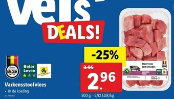 Lidl Varkensstoofvlees aanbieding