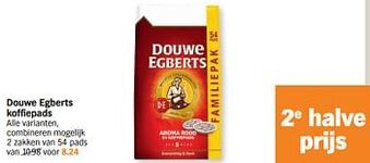 Albert Heijn Douwe egberts koffiepads aanbieding