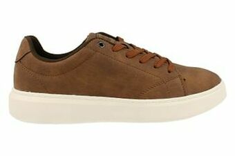 Berca Shoes Sprox Sneaker Laag Heren Vegan - Cognac aanbieding