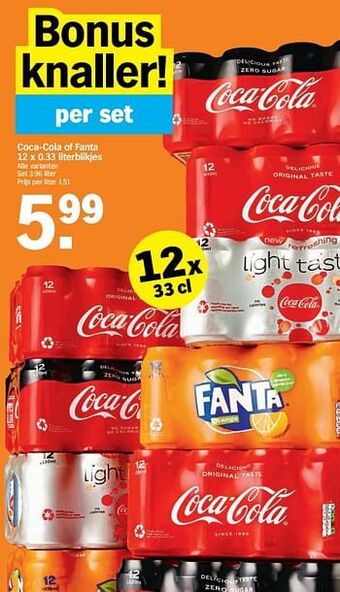 Albert Heijn Coca-cola of fanta aanbieding