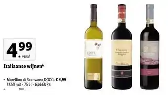 Italiaanse wijnen morellino di scansanso docg
