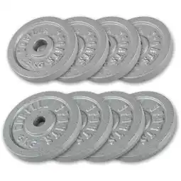 Decathlon Halterschijven - 30 kg - 4 x 5 + 4 x 2,5 kg - Gietijzer - 30 mm aanbieding