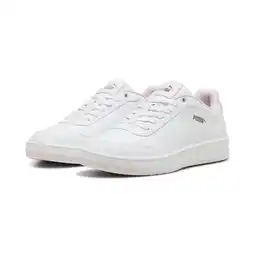 Decathlon Court Classy sneakers PUMA White Whisp Of Pink Silver Gray aanbieding