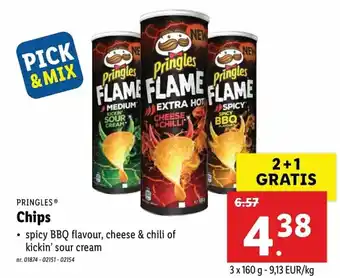 Lidl Pringles 3*160g aanbieding