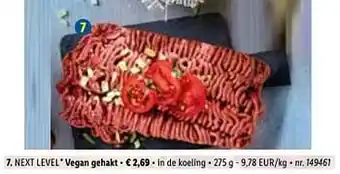 Lidl Vegan gehakt 275g aanbieding