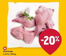 Delhaize Heel konijn aanbieding