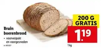Bruin boerenbrood 200g