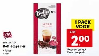 Lidl Koffiecapsules aanbieding
