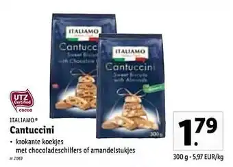 Lidl Cantuccini 300g aanbieding