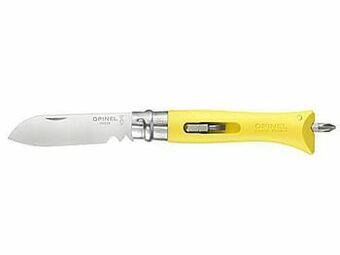 Multi bazar Opinel Zakmes Diy Rvs/Geel Viroblc + 2 Bits Doos aanbieding