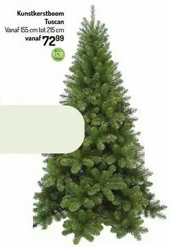 Oh Green Kunstkerstboom tuscan aanbieding