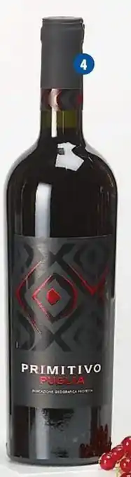 Lidl Primitivo Puglia IGP 750ml aanbieding