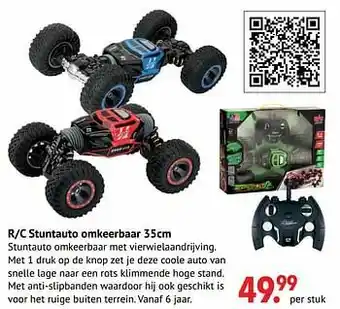 R-c stuntauto omkeerbaar