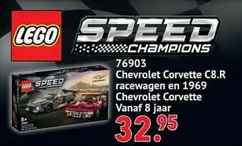 Freetime 76903 chevrolet corvette c8.r racewagen en 1969 chevrolet corvette aanbieding