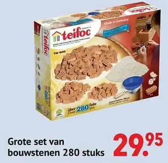 Freetime Grote set van bouwstenen aanbieding