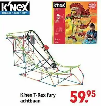 K’nex t-rex fury achtbaan