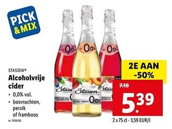 Lidl Alcoholvrije cider aanbieding