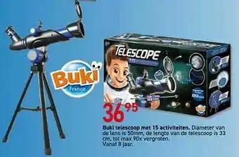 Buki telescoop met 15 activiteiten
