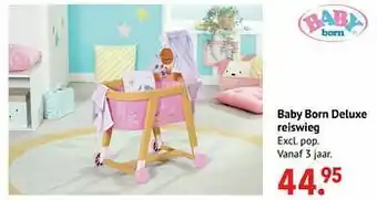 Baby born deluxe reiswieg
