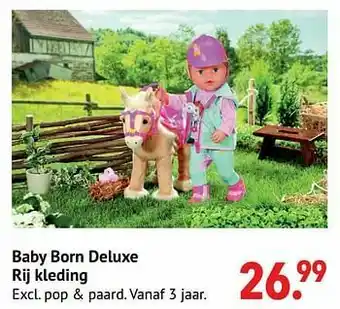 Freetime Baby born deluxe rij kleding aanbieding