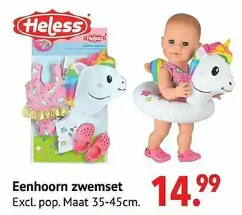 Freetime Eenhoorn zwemset aanbieding