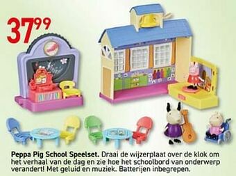 Peppa pig school speelset