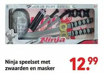 Freetime Ninja speelset met zwaarden en masker aanbieding