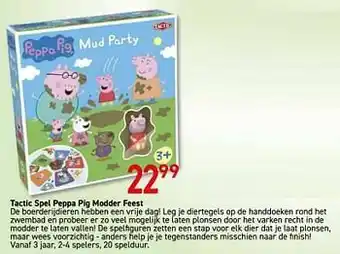 Tactic spel peppa pig modder feest