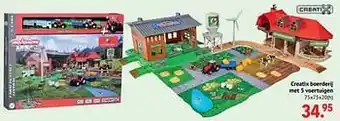 Freetime Creatix boerderij met 5 voertuigen aanbieding