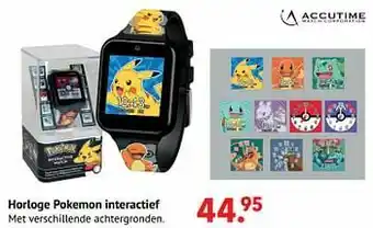 Freetime Horloge pokemon interactief aanbieding