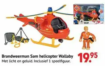 Brandweerman sam helicopter wallaby