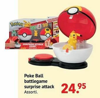 Poke ball battlegame surprise attack