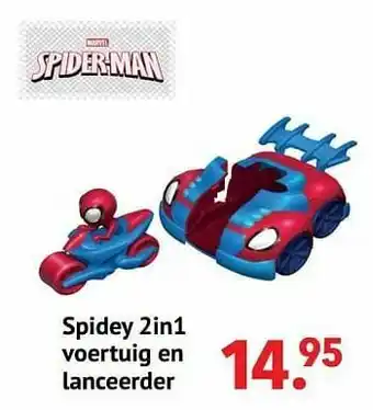 Spidey 2in1 voertuig en lanceerder
