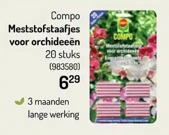 Oh Green Compo meststofstaafjes voor orchideeën aanbieding