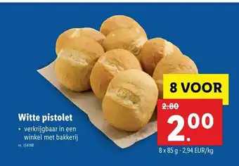 Lidl Witte pistolet 8st aanbieding