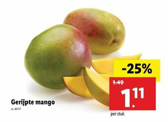 Lidl Gerijpte mango aanbieding