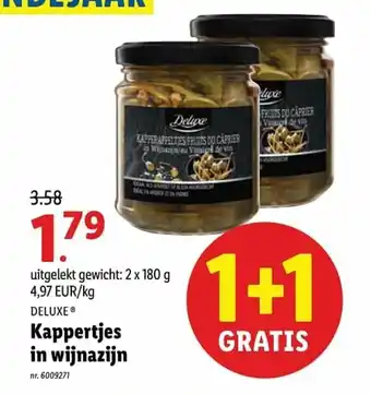 Deluxe Kappertjes in wijnazijn 2*180g