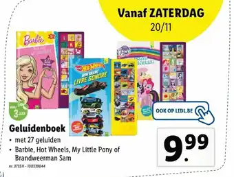 Lidl Geluidenboek aanbieding