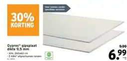 GAMMA Gyproc gipsplaat aanbieding
