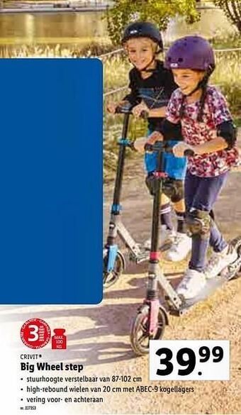 Lidl Big wheel step aanbieding