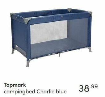 Topmark campingbed charlie blue
