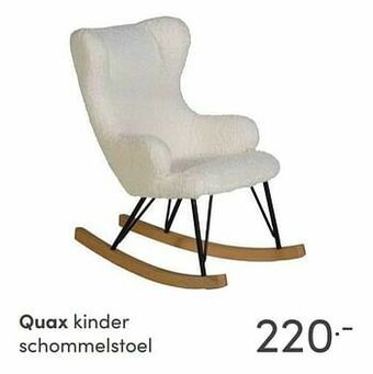 Baby & Tiener Quax kinder schommelstoel aanbieding