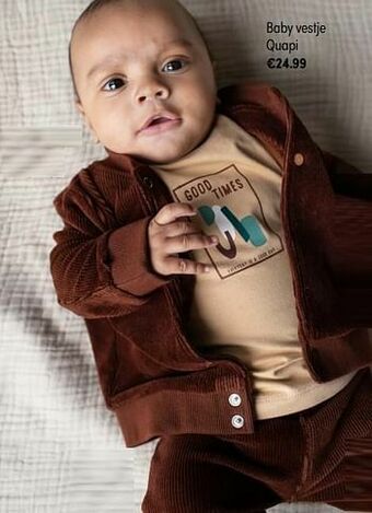 Baby & Tiener Baby vestje quapi aanbieding