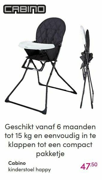 Baby & Tiener Cabino kinderstoel happy aanbieding