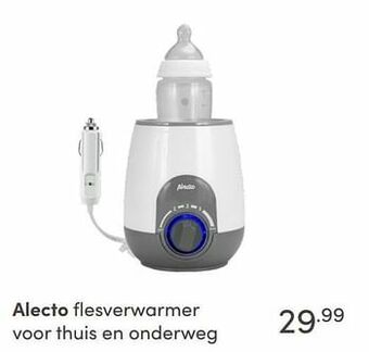 Baby & Tiener Alecto flesverwarmer voor thuis en onderweg aanbieding
