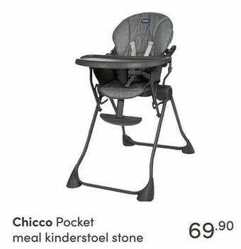 Baby & Tiener Chicco pocket meal kinderstoel stone aanbieding